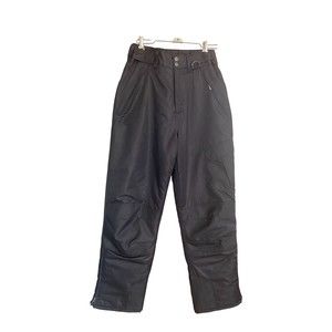 AQ  Explore The Unknown Snow Ski Pants Insulated  Elastic Waist Black Size Small